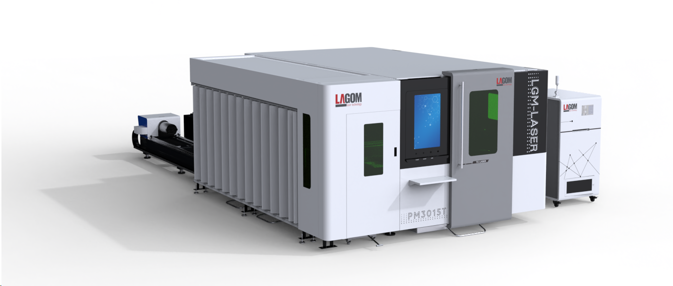 lagom lazer fiber kesim makinesi kompakt tip max raycus rezenator boci raytools laser head